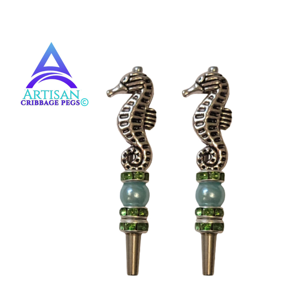 Seahorse Ocean Cribbage Pegs | Cottage Pegs | Board games | Card games