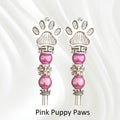 Puppy Dog Paw Cribbage Pegs | Beaded Artisan Game Pieces