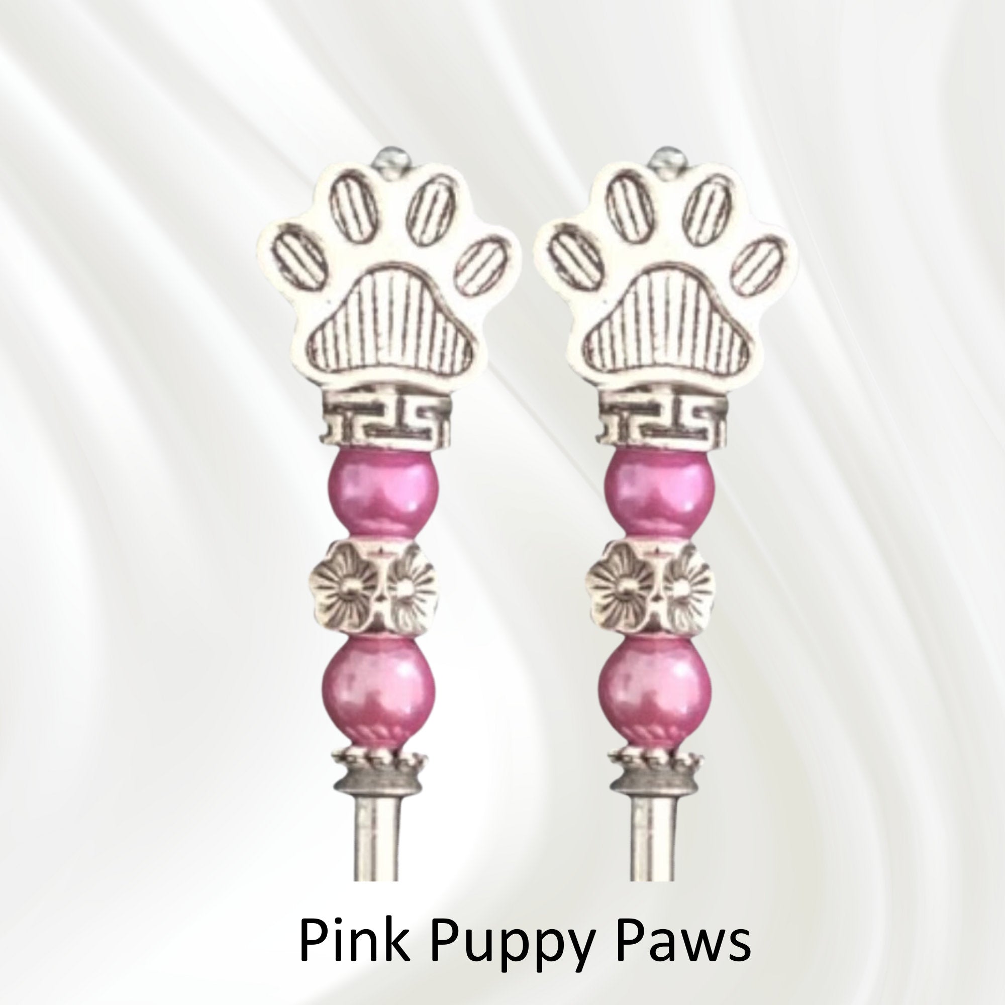 Puppy Dog Paw Cribbage Pegs | Beaded Artisan Game Pieces