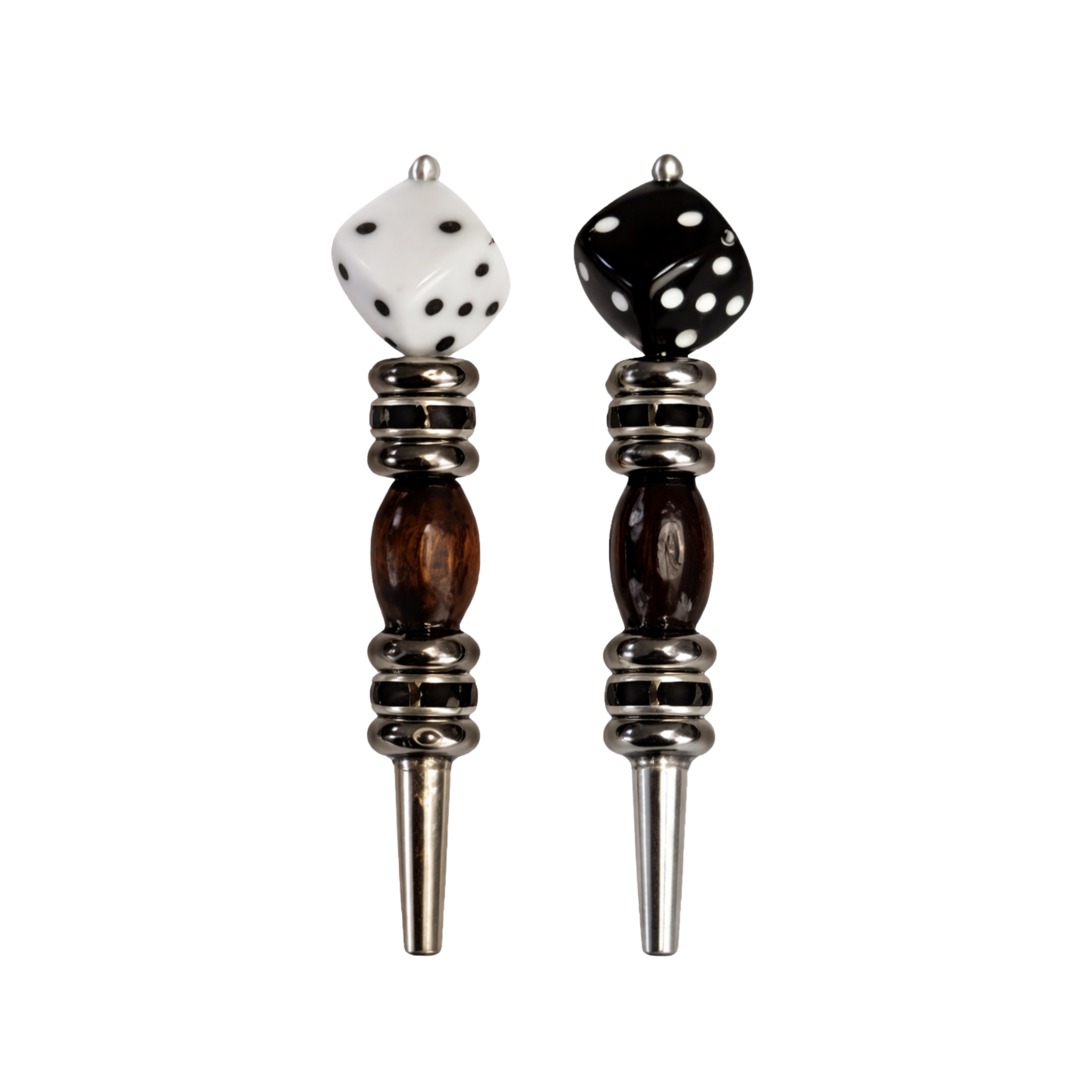 Dice Cribbage Pegs | Wooden Bronze Game Pieces | Replacement Game Pieces