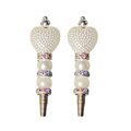 Pearl Heart Cribbage Pegs | Artisan Board Game Pieces