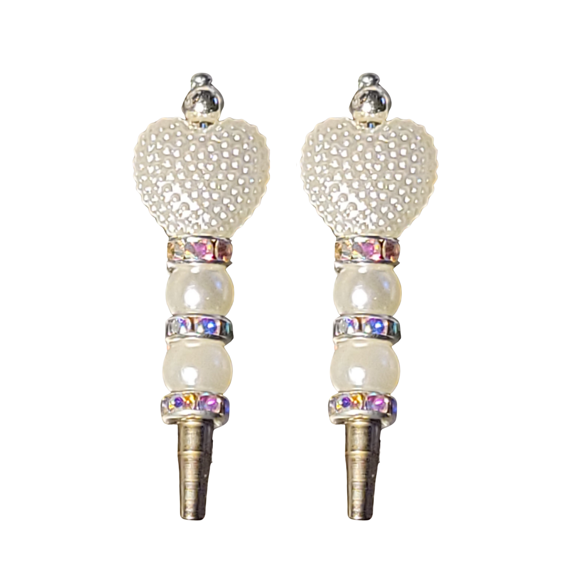 Pearl Heart Cribbage Pegs | Artisan Board Game Pieces