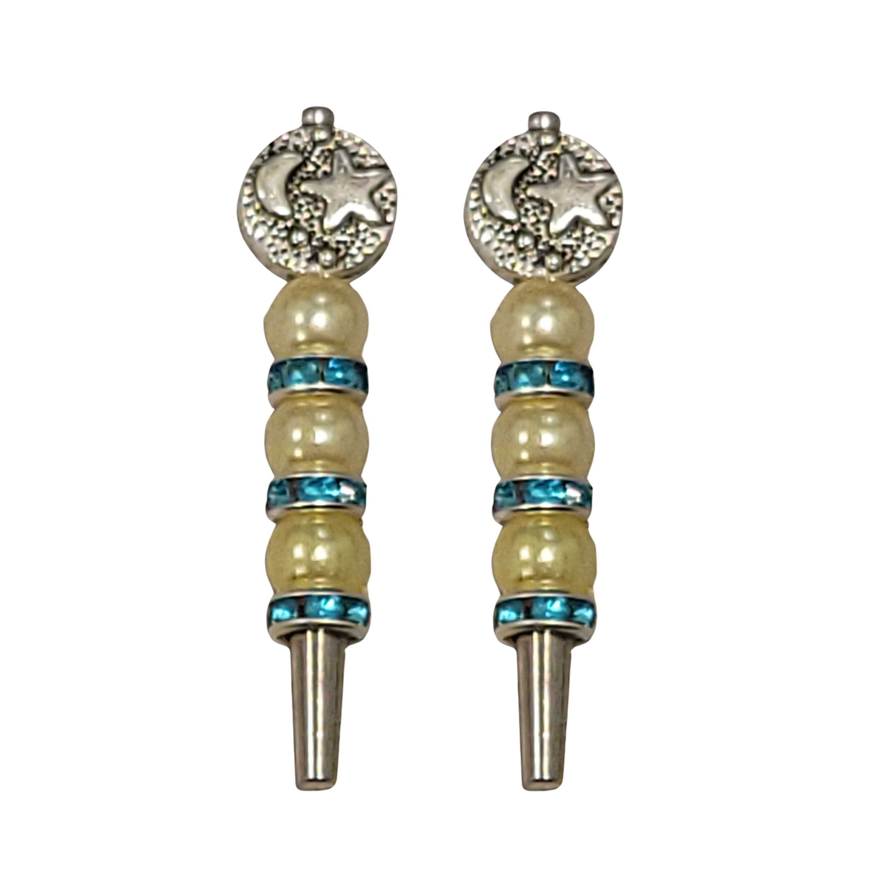 Star Moon  Celestial Cribbage Pegs – Handmade crib Board Game Gift | Replacement Peg Set