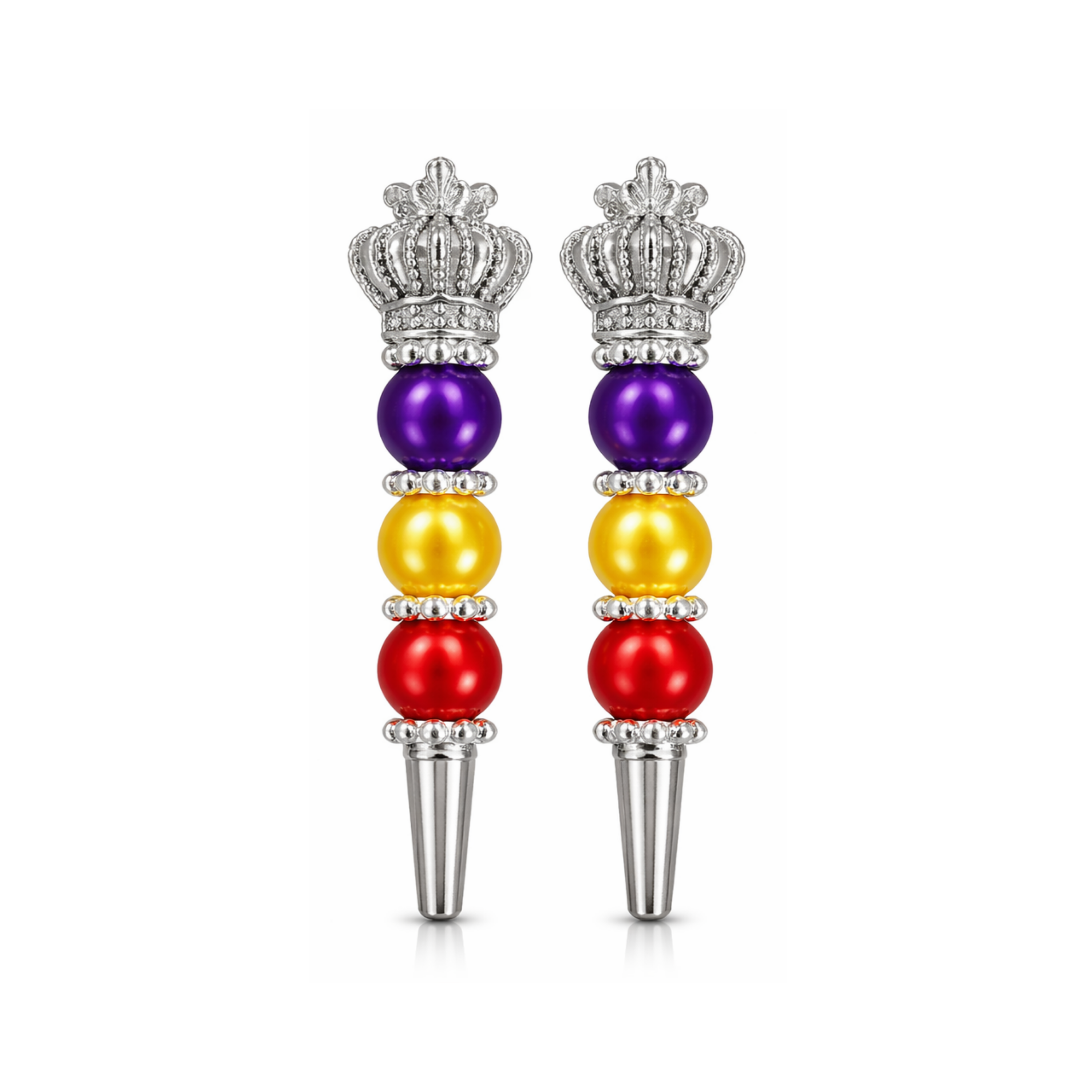 Crown of Glory Cribbage Pegs | Beaded Metal Game Pieces