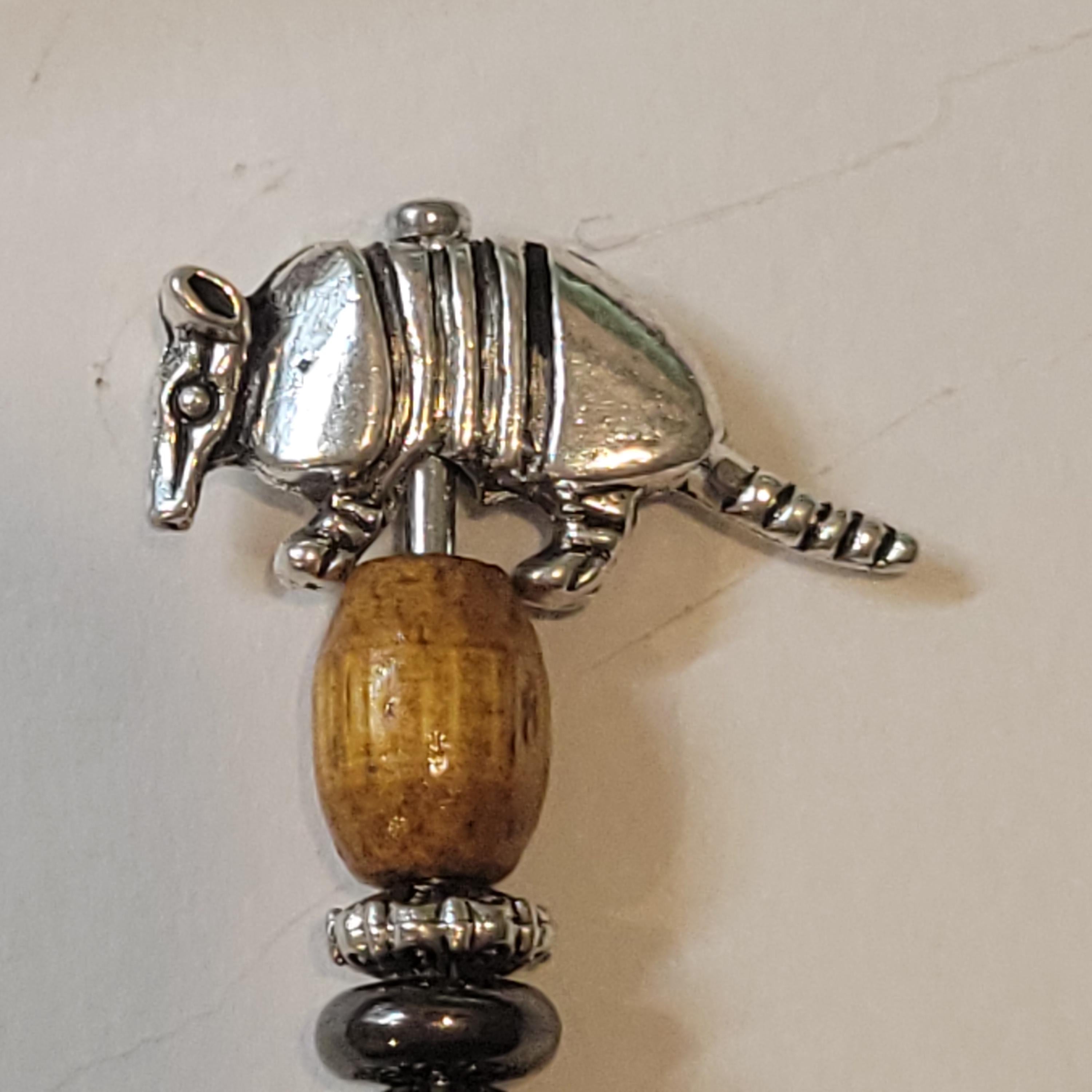 Armadillo Crib Pegs | Artisan Board Game Gift | Animal Peg