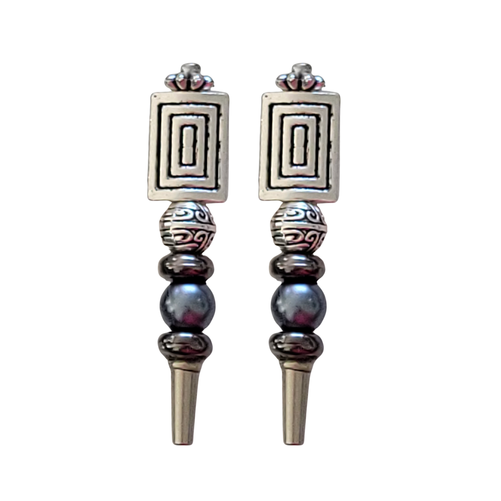Labyrinth Cribbage Pegs - Masculine Geometric Design| Replacement Peg Set