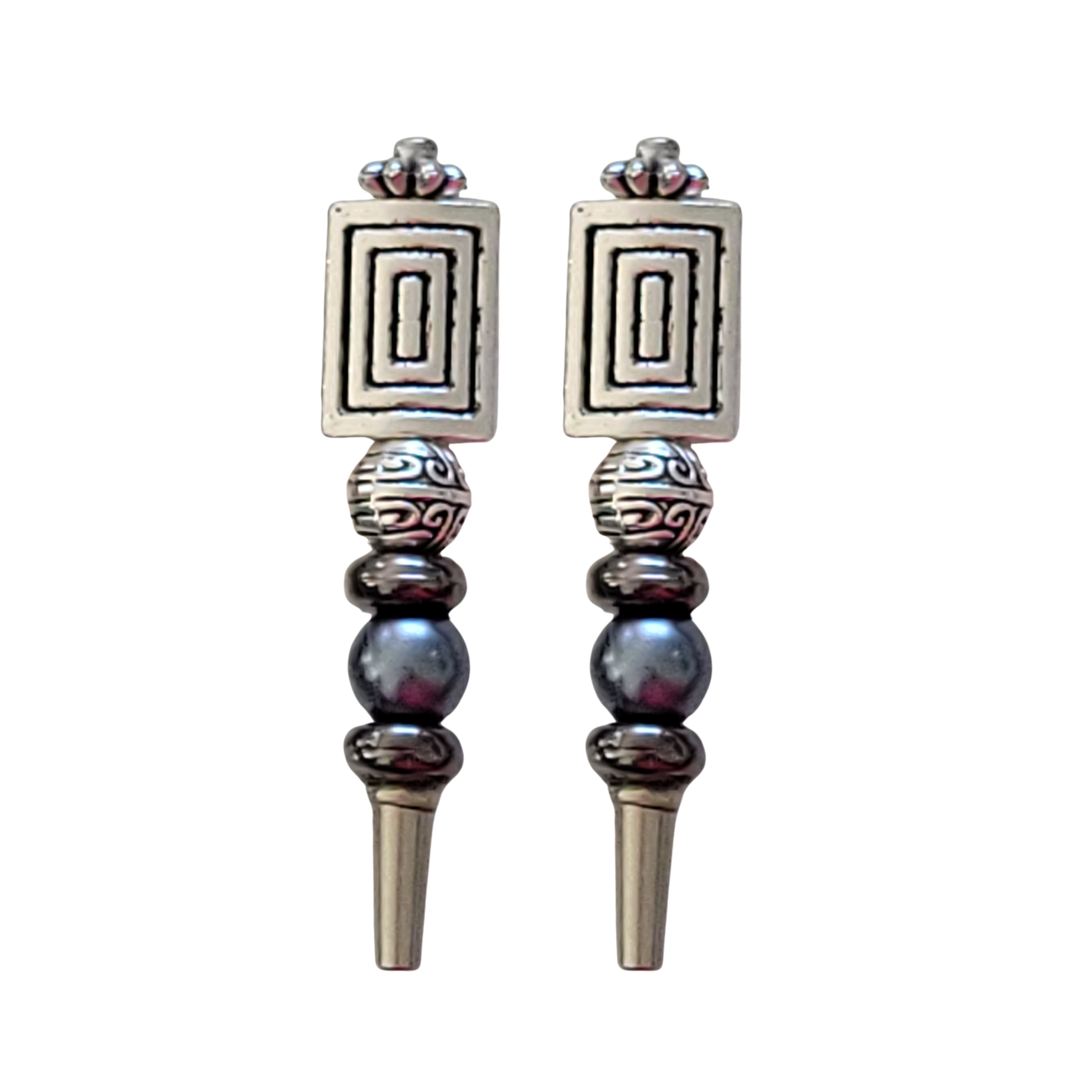 Labyrinth Cribbage Pegs - Masculine Geometric Design| Replacement Peg Set