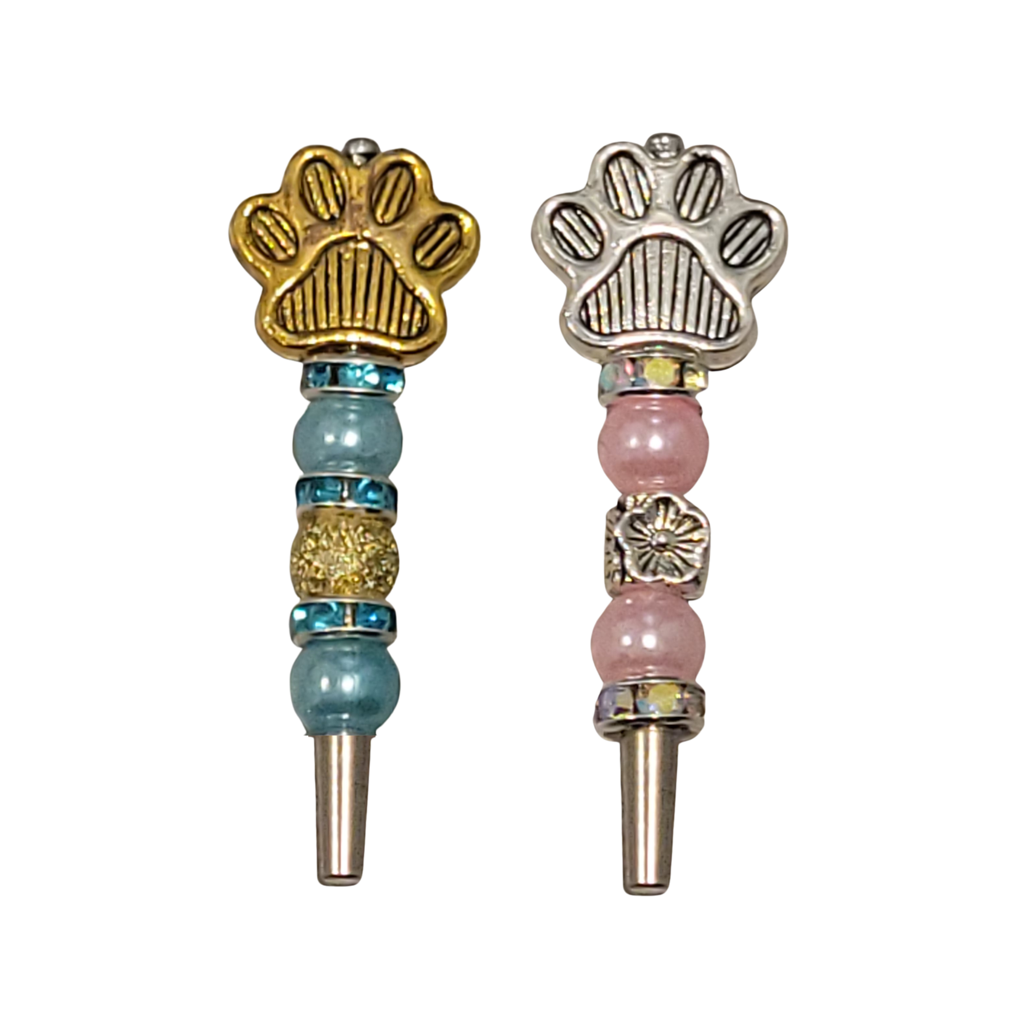 Puppy Dog Paw Cribbage Pegs | Beaded Artisan Game Pieces