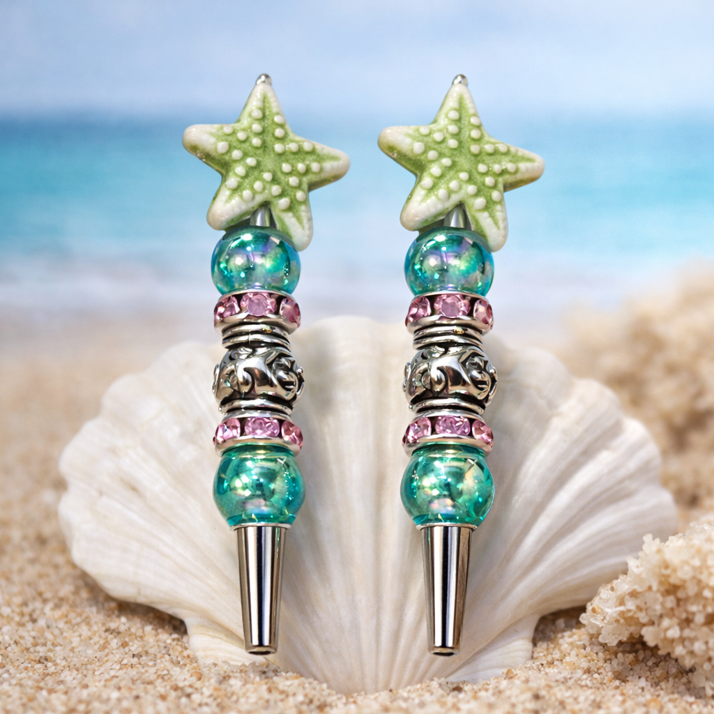 Starfish Cribbage Pegs  | Ocean Nautical Pegs | Cribbage Game Piece