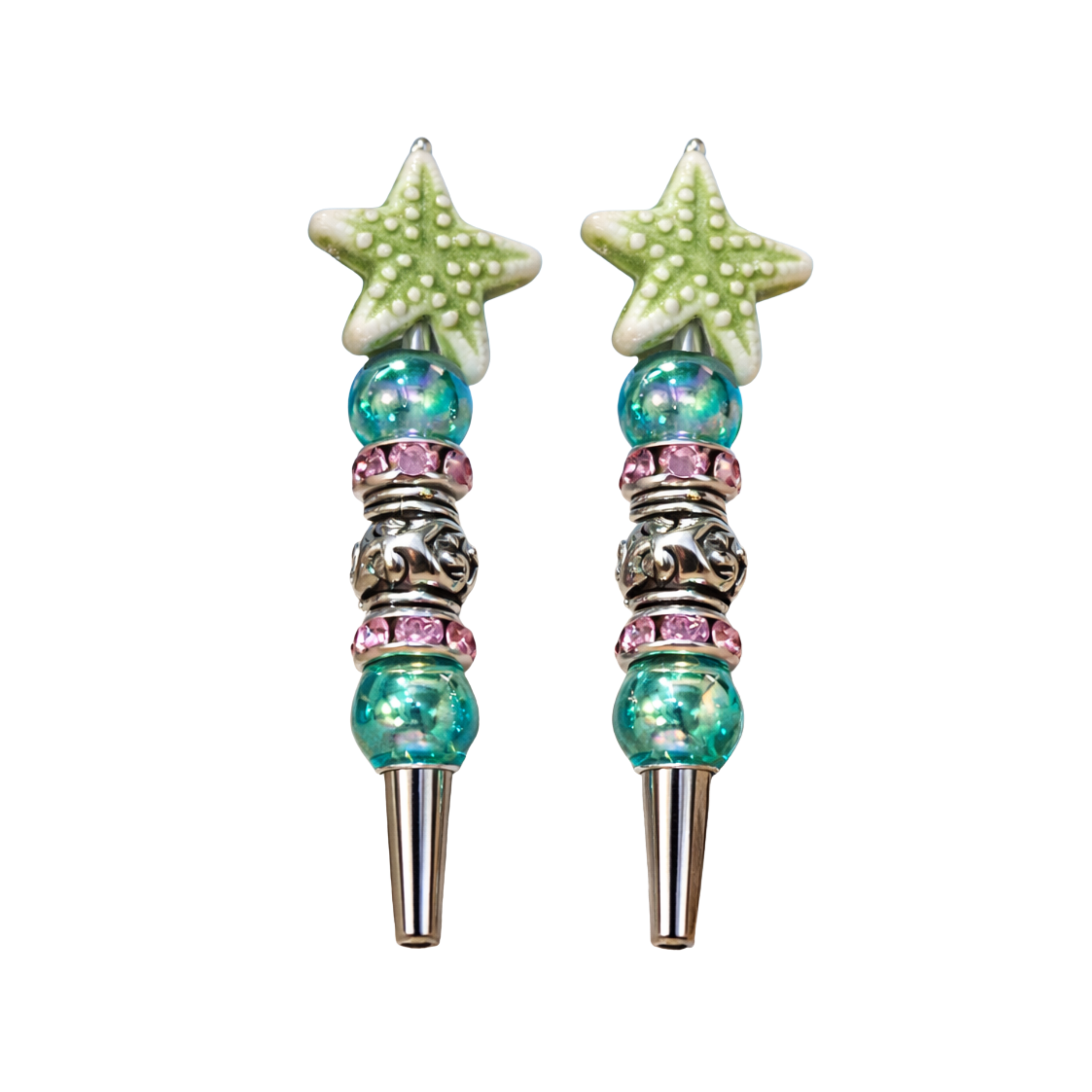 Starfish Cribbage Pegs  | Ocean Nautical Pegs | Cribbage Game Piece