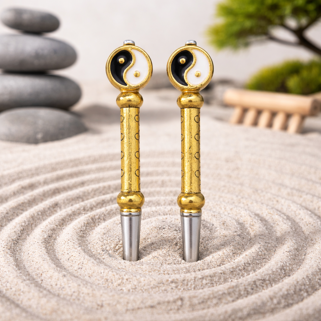 Yin and Yang Crib Pegs – Handmade Artisan Board Game Gift | Replacement Peg Set